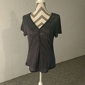 Navy blue laid back t.